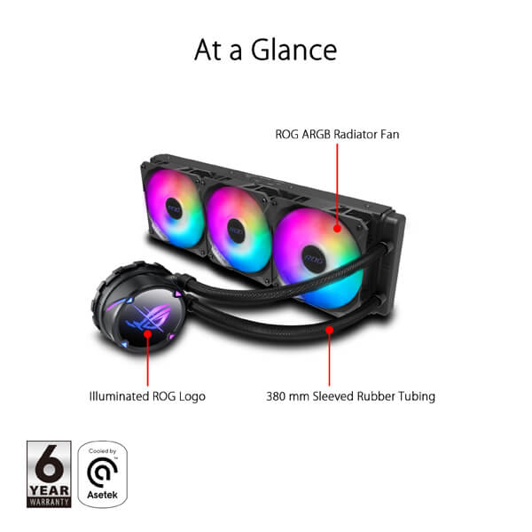 Asus ROG Strix LC II 360 ARGB CPU Liquid Cooler